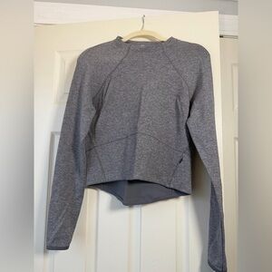 Lululemon weathered grey running top, size 6